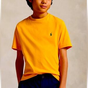Polo Ralph Lauren EUC Sz 7 Classic Yellow T-Shirt with Logo